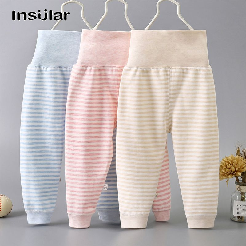 Insular bé cao-eo bụng bảo vệ quần cho mùa xuân và mùa thu, cotton mềm quần trẻ sơ sinh