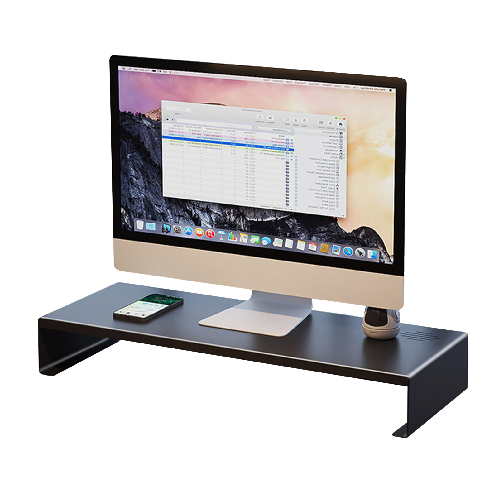 LM Computer Monitor Stand Home Office Organization Sturdy Monitor Stand Riser Desk Organizer Easy Setup Space-saving Laptop Stand Storage Holder for Home Office ราคา 625 บาท*ส่งฟรี