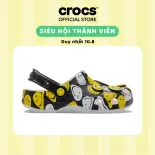 Giày Clog Trẻ Em Crocs Classic Smiley - 211694-90H