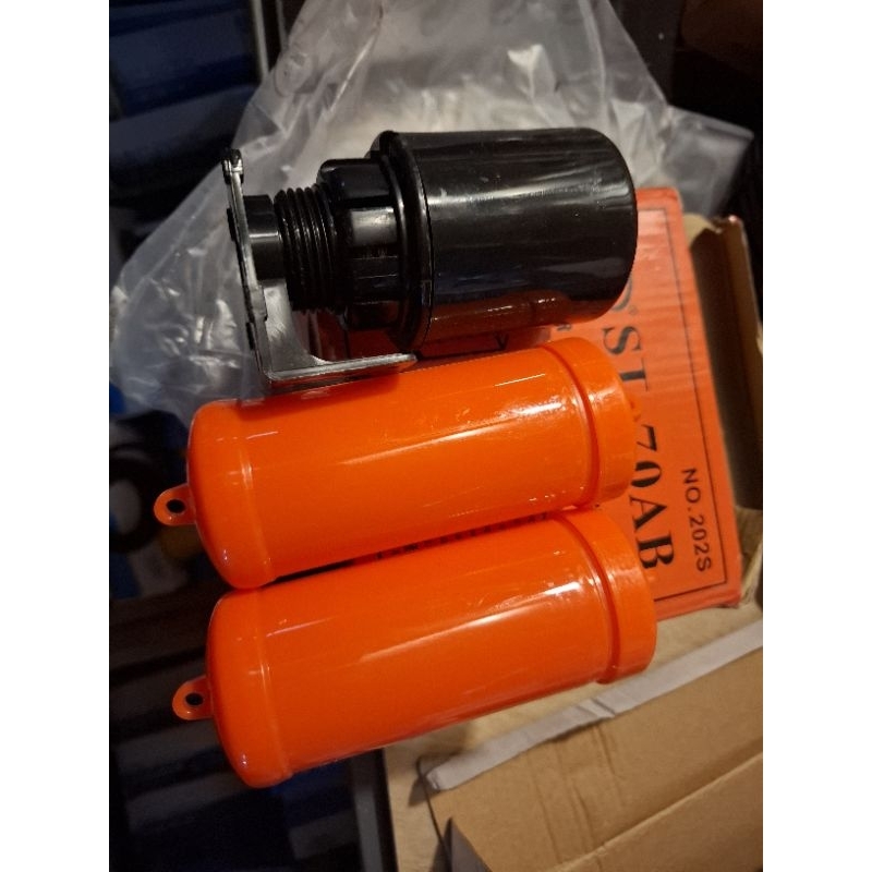 TH Phao Điện điều khiển mực bồn nước chống cạn, Tự động ngắt máy bơm chống tràn loại AB, dây dài 2 3 5 mét, Float Switch - Phao AB đỏ
