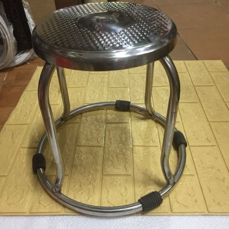 GHẾ INOX 304 CAO 30cm
