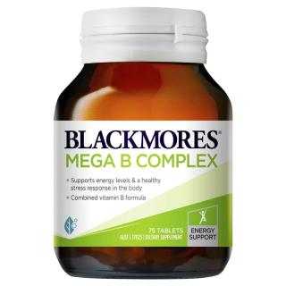 Blackmores Mega B Complex Viên uống bổ sung B tái tạo năng lượng 75 viên thumbnail