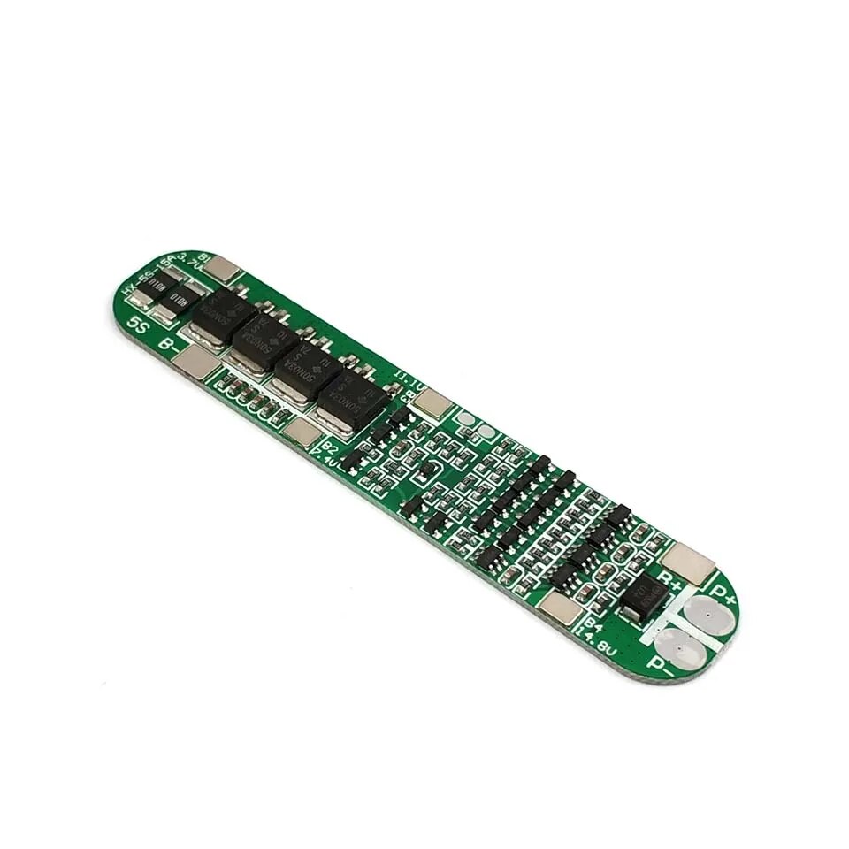 Giá trị tốt nhất cho tiền Hot 5S 15A li-ion 18650 lithium sạc BMS 18.5V di động mạch bảo vệ mạch tích hợp