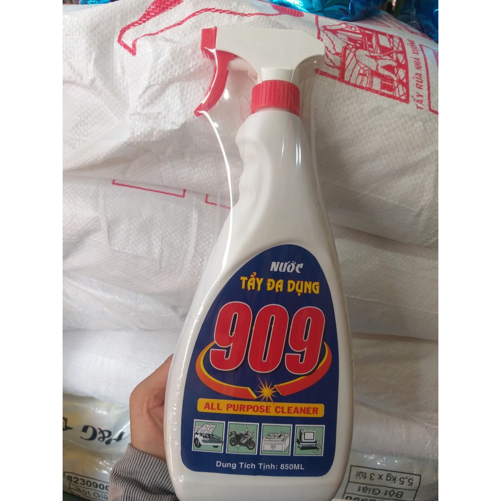 Nước tẩy đa dụng 909 kim phát chai lớn 850ml