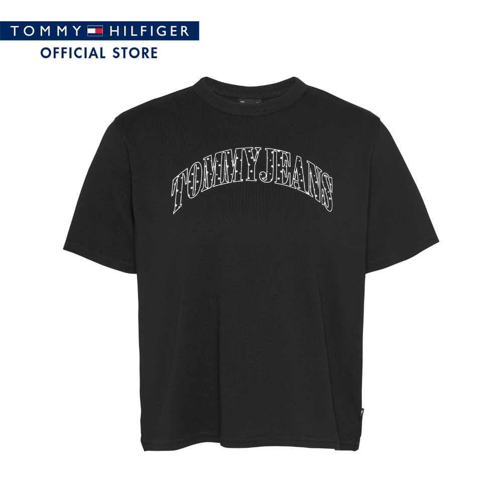 Tommy Hilfiger Women Tees Model DW0DW19717 BDS - Black Boxy Fit ราคา 1,345 บาท*ส่งฟรี