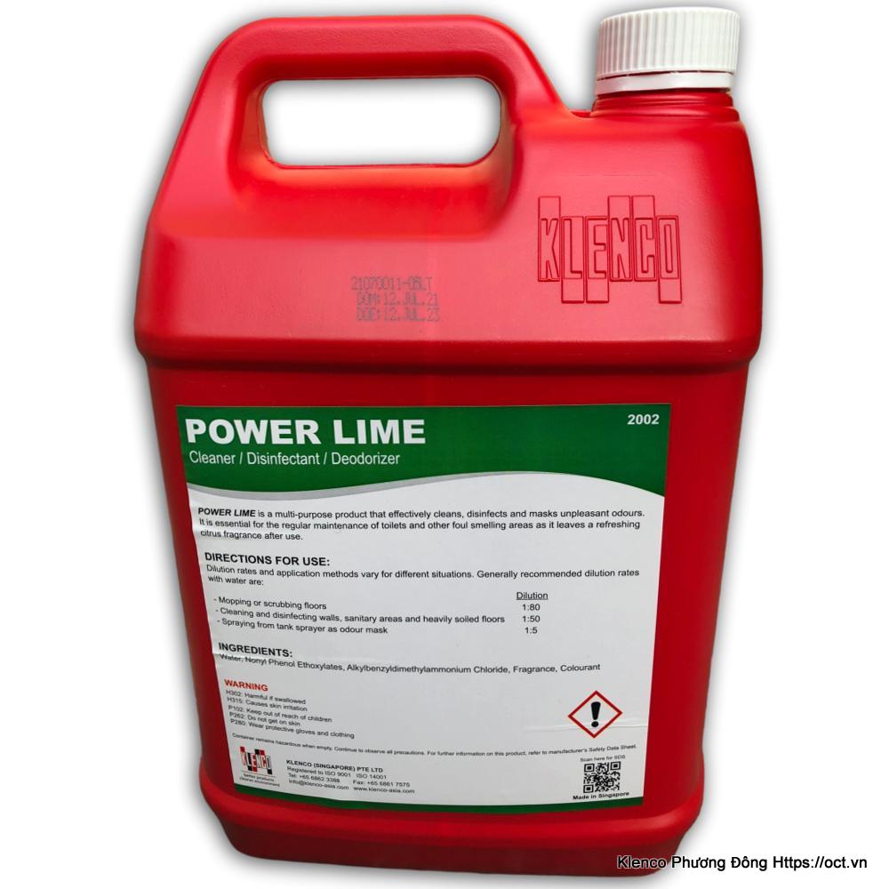 Power Lime-5L Chất Tẩy Khử Trùng Diệt Khuẩn