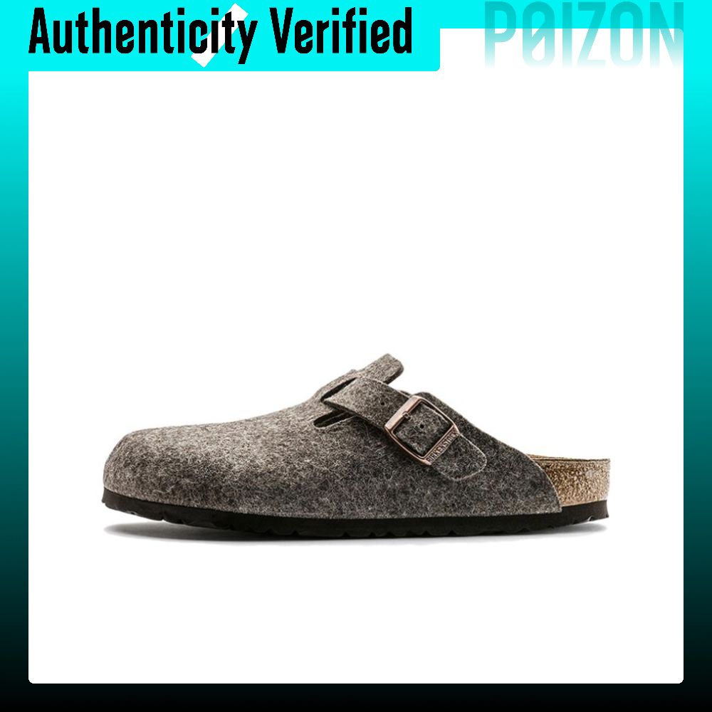 รองเท้าแตะผู้ชาย Birkenstock Boston No Special Function Closed Toe Unisex สีน้ำตาล Regular 0160581