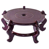 Planter Stand with Carved Feet High Stability Non-Slip Indoor Furniture Plant Pot Holder Flower Vase Display Stand