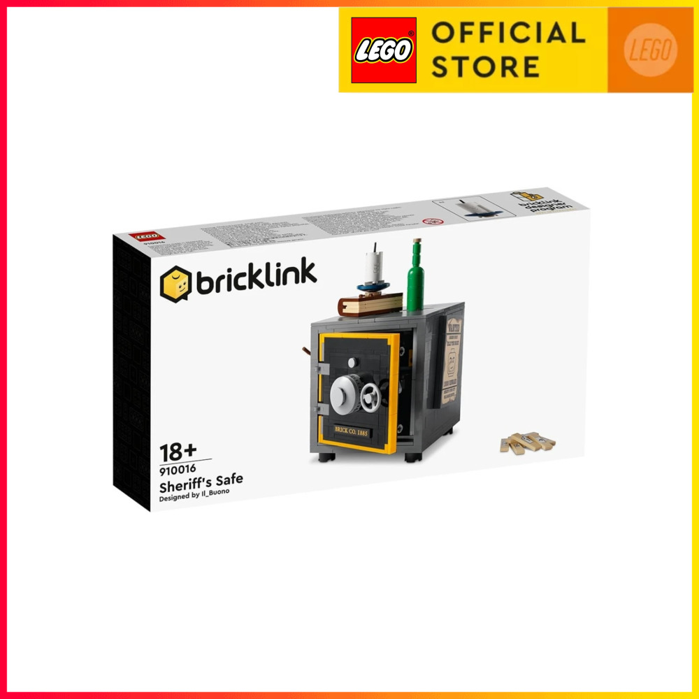 LEGO® bricklink sheriff's safe 910016 co-branded crowdfunding building block toy collector's gift 18+ Đồ Chơi Lắp Ráp lego