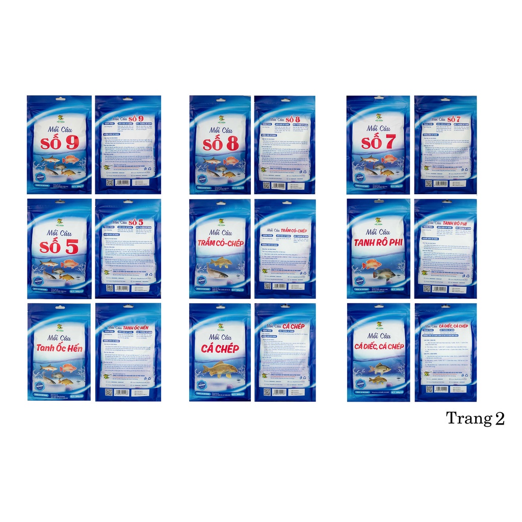 Mồi câu cá phú thành 7 8 9 cá chép tanh rô phi tanh ốc hến 300g thính câu cá chuyên câu cá chép trắm rô phi diếc trôi