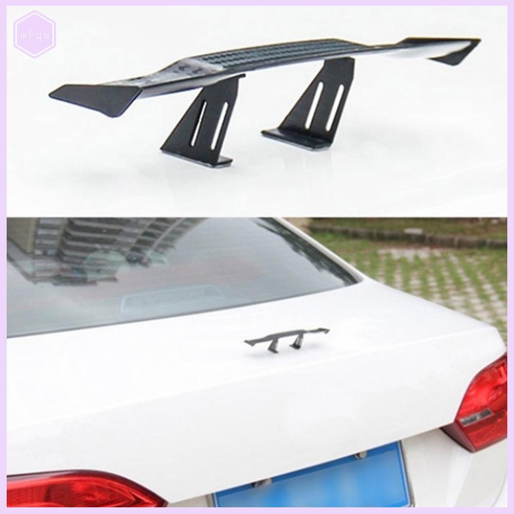 WFYW Cung cấp ô tô Cài đặt chất kết dính ABS Spoiler nhỏ Sợi carbon Cánh thân sau Trang trí đuôi xe