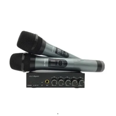 Ac Ryan MIXX - Karaoke Mixer with 2 Wireless Microphones - Input Sources: Bluetooth or Aux - Local One Year Warranty