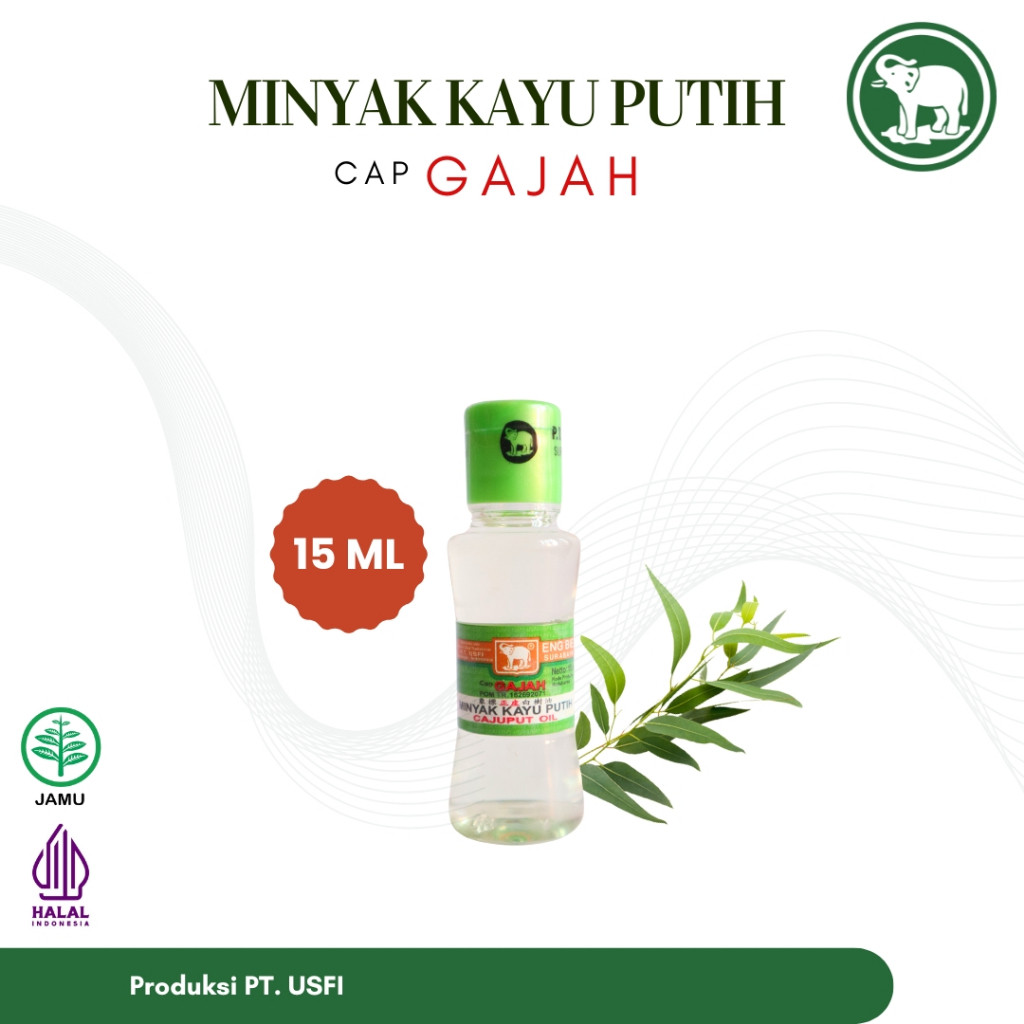 [KANTAN] Cap Gajah Minyak Kayu Putih 15 ML
