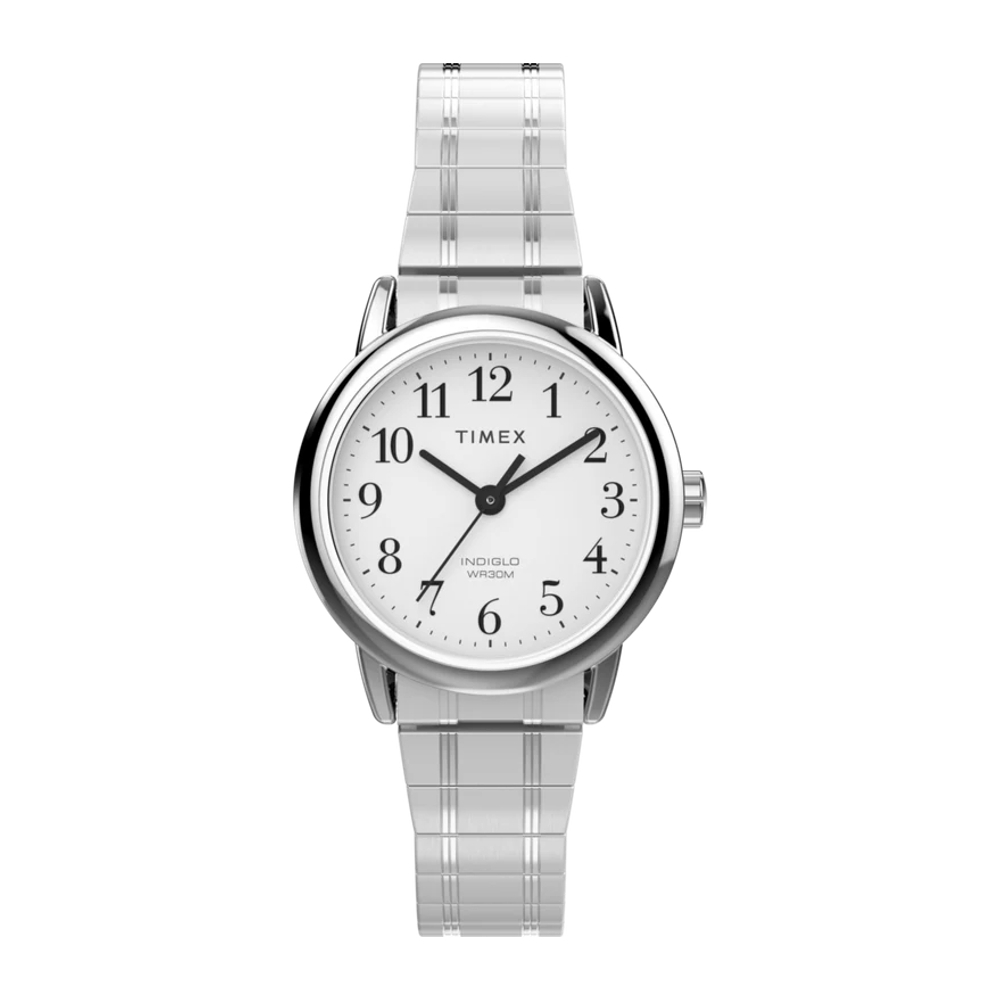 Timex TW2W52300 Easy Reader 25mm Stainless Steel Expansion Band Watch นาฬิกา นาฬิกาข้อมือ นาฬิกาข้อมือผู้หญิง ราคา 2,214 บาท*ส่งฟรี