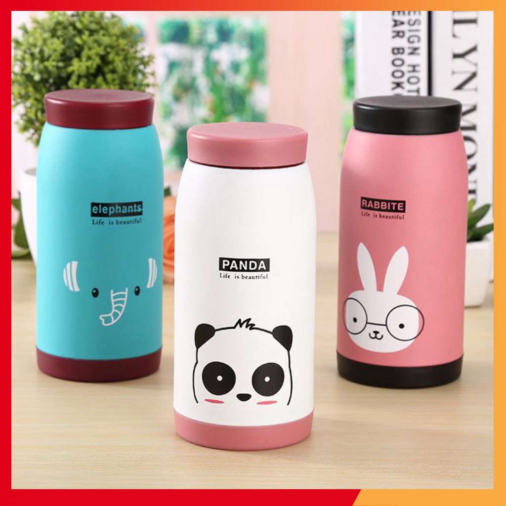 Bình giữ nhiệt 350 ml hình thú ngộ nghĩnh