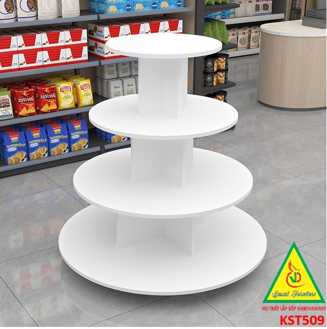 KỆ TRƯNG BÀY SẢN PHẨM, KỆ SIÊU THỊ GỖ MDF KST509 - NỘI THẤT LẮP RÁP VIENDONGADV