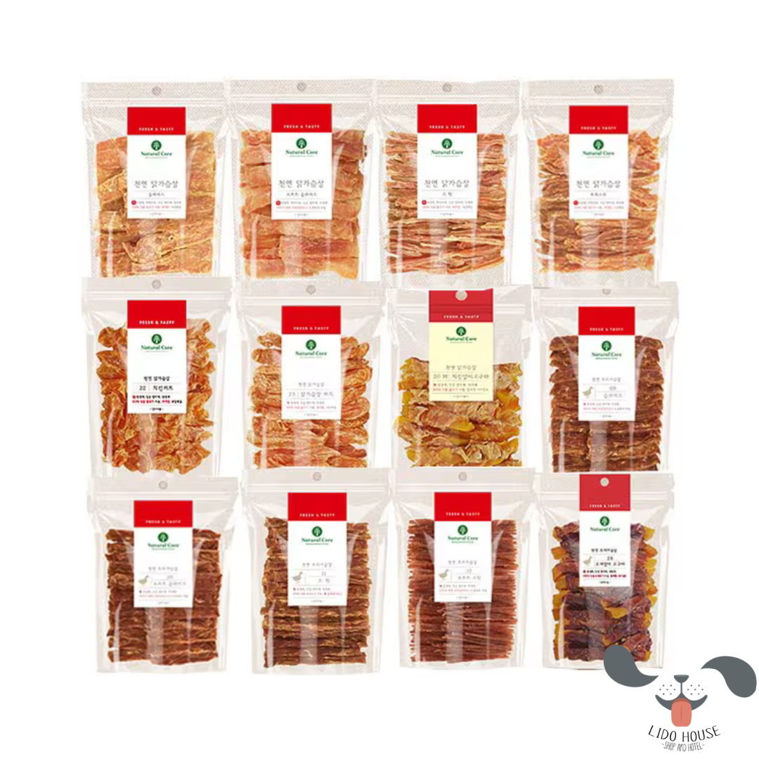 Snack NATURAL CORE khô cho chó mèo | 100% tự nhiên | Cá ngừ, Thịt gà, phô mai - Lido House Shop & Hotel