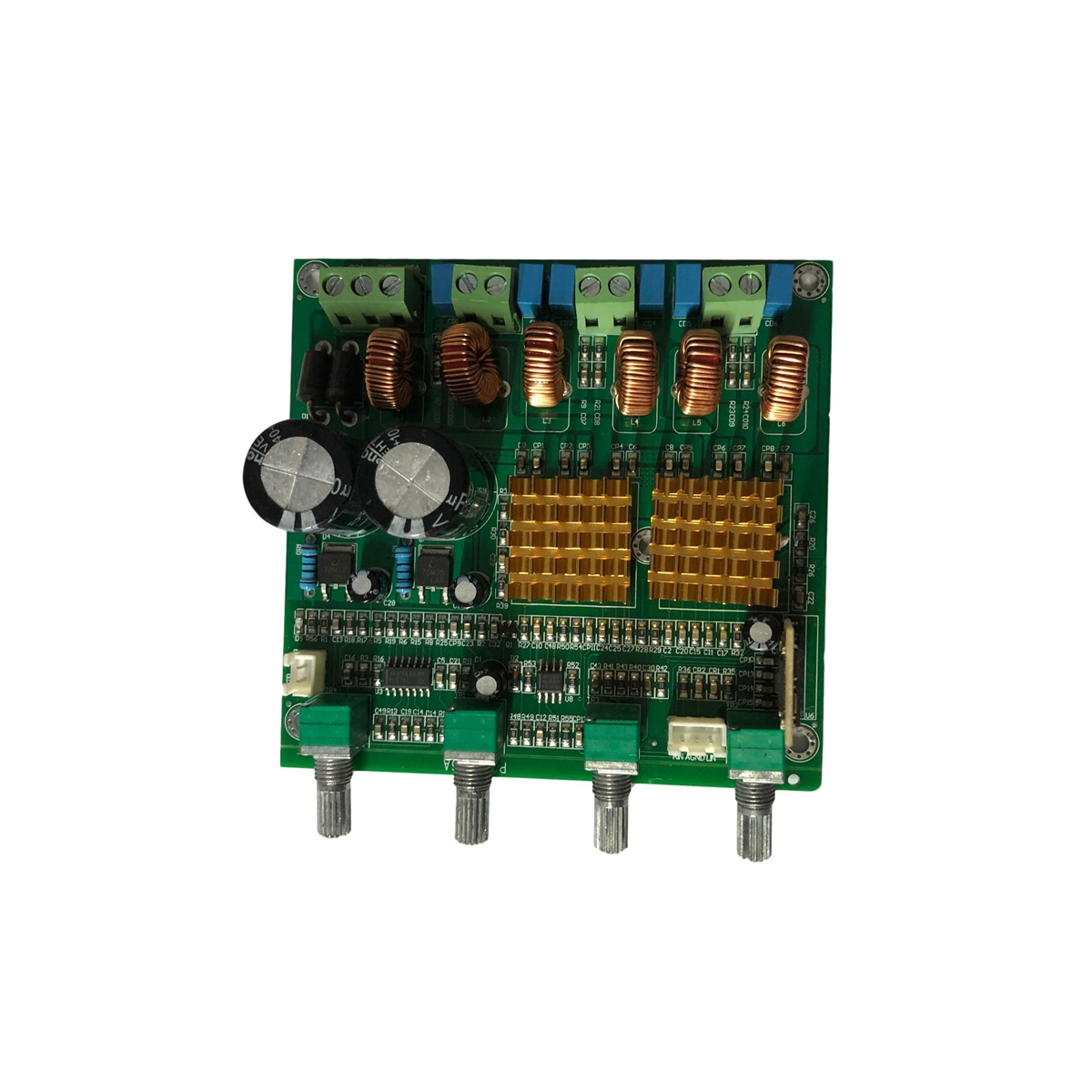 Bảng mạch khuếch đại công suất 2.1 Bluetooth Bộ khuếch đại công suất loa siêu trầm Hifi 3 kênh kỹ thuật số công suất cao