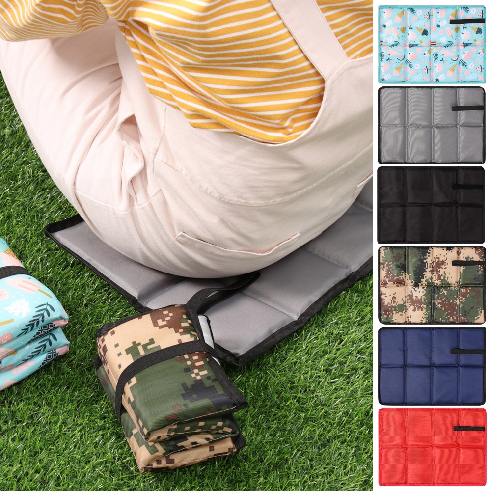 A5081 Outdoor Portable Oxford Cloth Folding Camping Mat Foam Sitting Pad