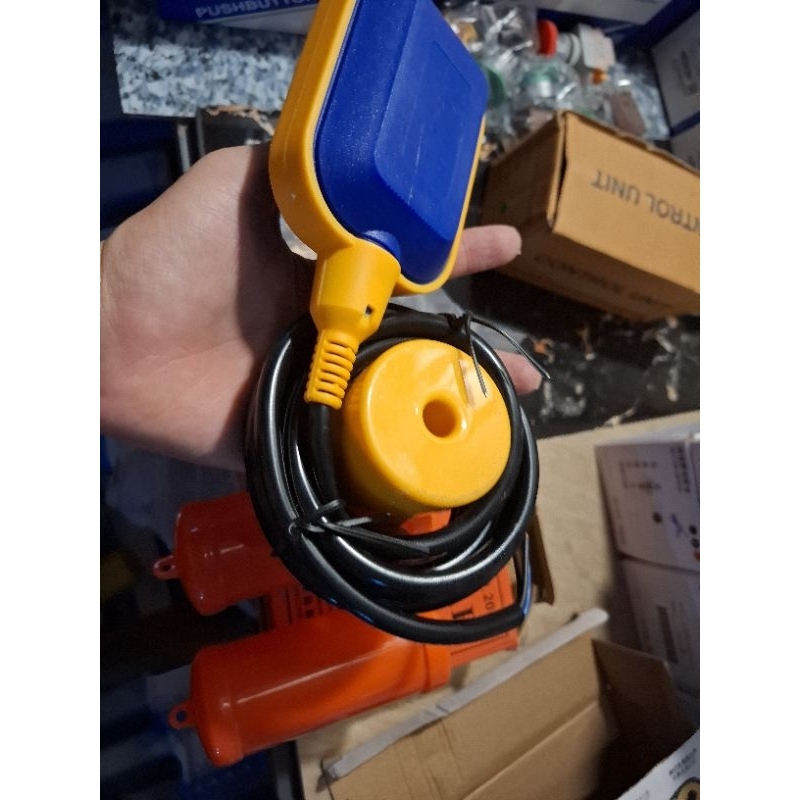 TH Phao Điện điều khiển mực bồn nước chống cạn, Tự động ngắt máy bơm chống tràn loại AB, dây dài 2 3 5 mét, Float Switch - Phao dây dài 2M