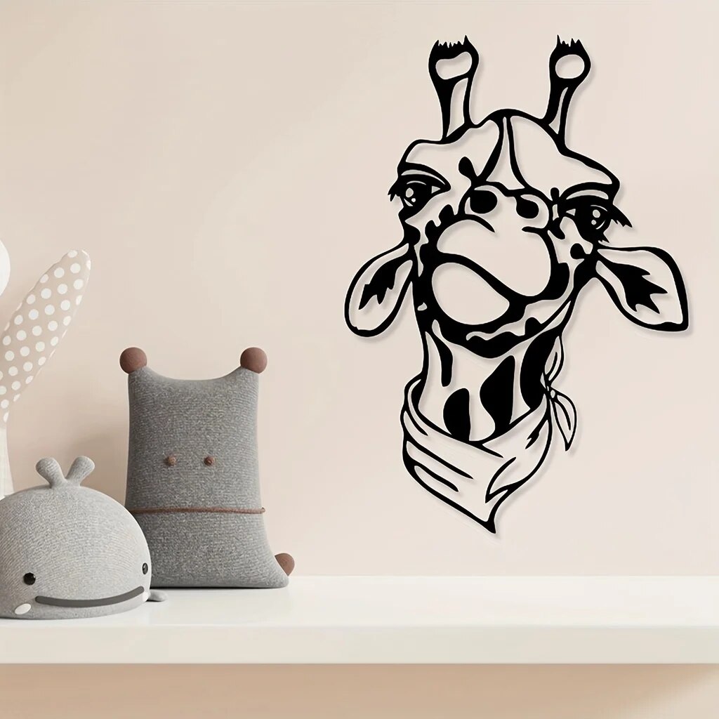 1PC dễ thương con hươu cao cổ tranh tường cho trang trí nội thất và ký túc xá phòng-Hoàn hảo cho các nhà hàng và phòng ngủ trang trí nội thất