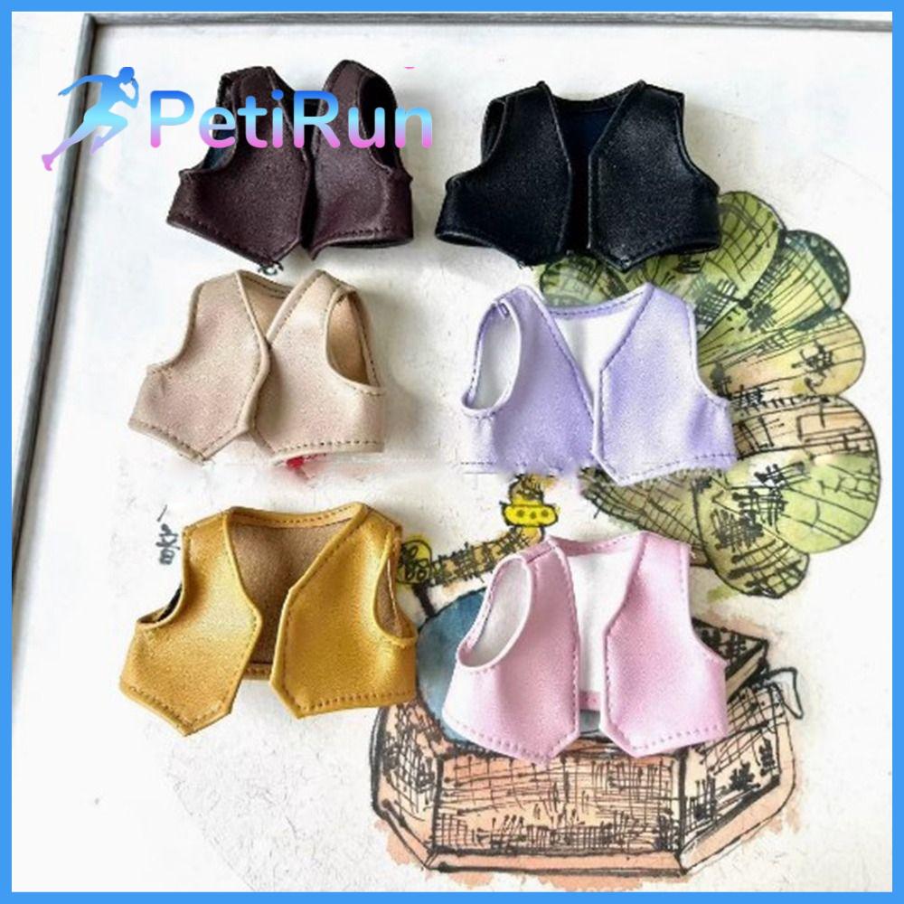 PETIRUN Làm thủ công Búp bê cotton công chúa đáng yêu Dễ thương Thời trang Áo áo khoác quần áo Chất lượng cao 8 kiểu Áo ba lỗ búp bê vải nhung lông Cho Búp bê cotton 10 ~ 15cm Dành cho búp bê thần tượng EXO