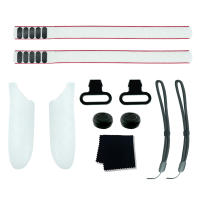 Tai nghe VR Bộ phụ kiện nắp pin Bộ linh kiện thay thế điều chỉnh hoạt động dây đai Khăn Lau Ống kính bao cần điều khiển cho Meta Quest 3 Bộ điều khiển VR Grips