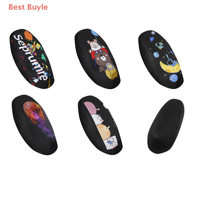 💖Best Buyle Xe Máy ghế bao gồm lưới Thảm nylon chống nắng chống trượt chống xước phim hoạt hình chỗ ngồi bao gồm 3D tổ ong cách nhiệt Pad