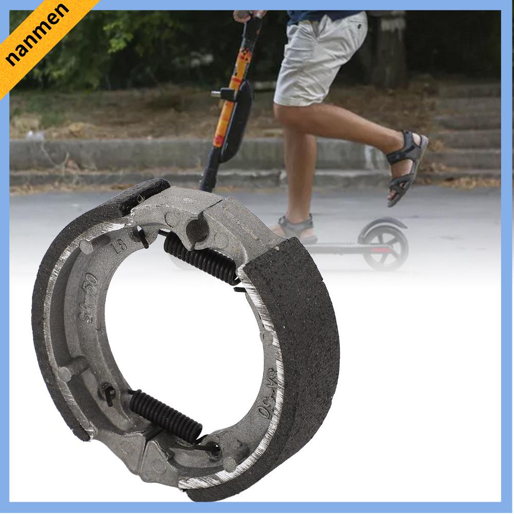 NANMEN Đen Má phanh xe tay ga điện Dừng điện  loại Má phanh Bền bỉ Phanh trống trước Cho MAX G30 Xe tay ga điện