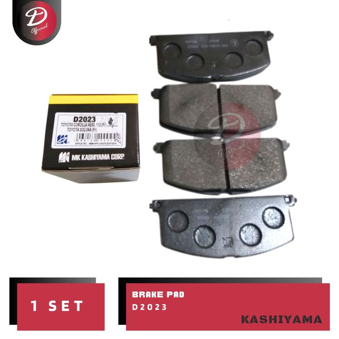 BRAKE PAD FRONT KAMPAS REM CAKRAM DEPAN TOYOTA COROLLA GL SE SALOON 1.3 D2023 MK KASHIYAMA KUNING YELLOW -DAANSHOP5 Harga  224,000 Ringgit*Penghantaran Percuma