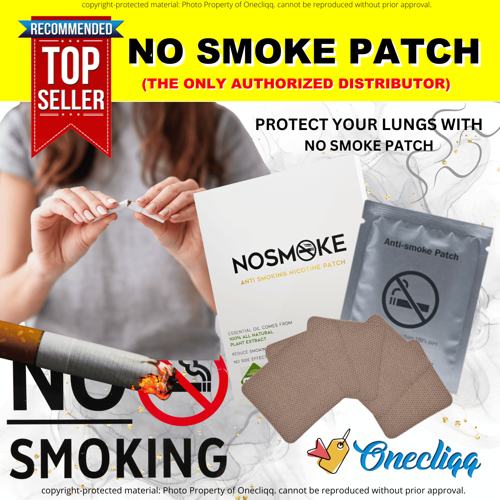 No Smoke Patch - 100% Natural Smoking Craving Relief