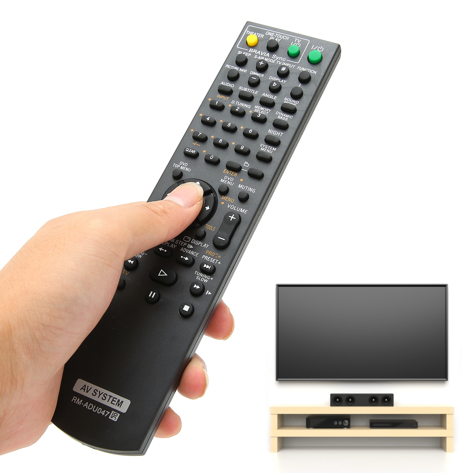 Thay thế điều khiển từ xa điều khiển từ xa dễ dàng truy cập thoải mái cho Sony ổ đọc DVD Receiver