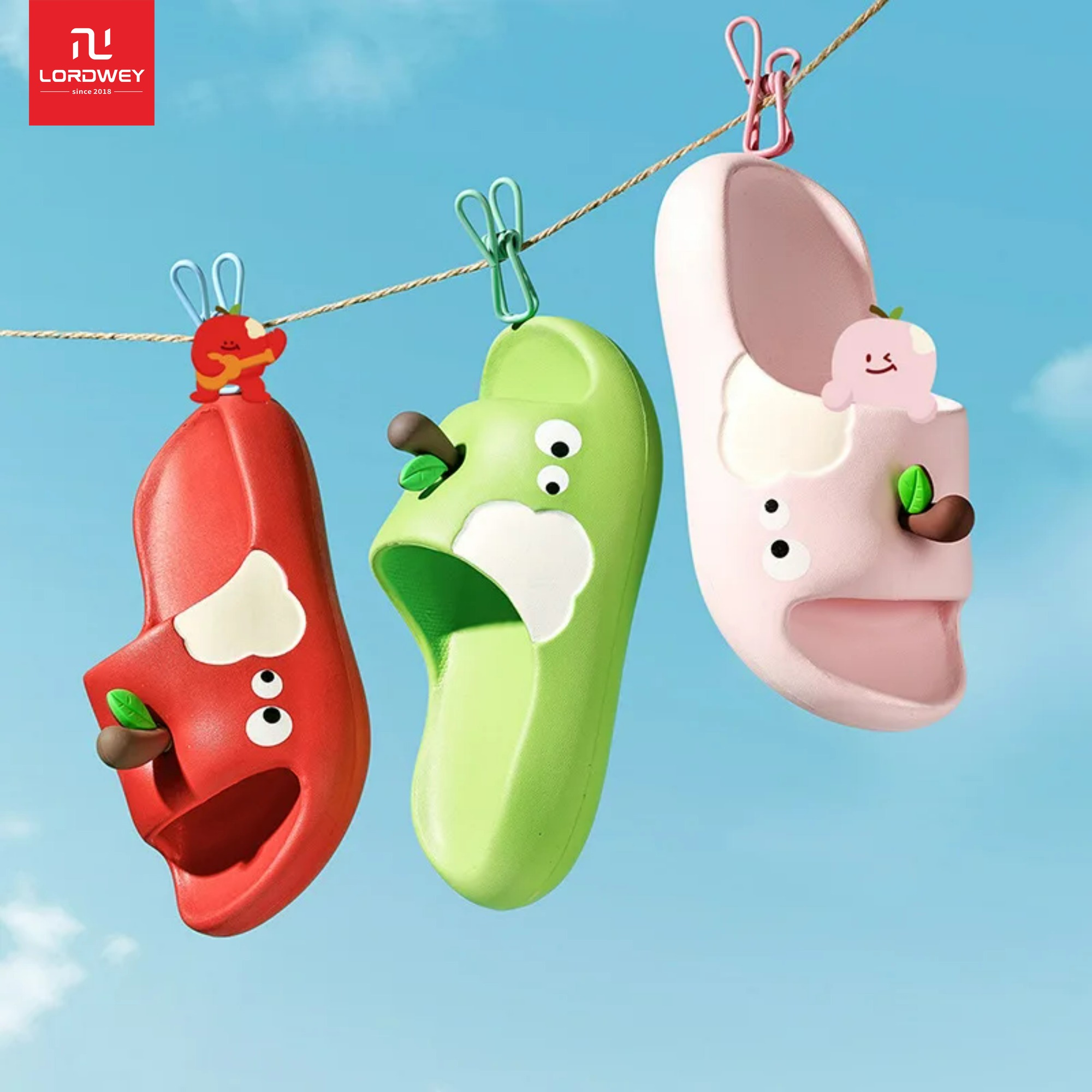 Lordwey & vui vẻ Mario mùa hè trẻ em cậu bé cô gái phim hoạt hình dép cho sử dụng ngoài trời bé trẻ mới biết đi dép phòng tắm cho sử dụng trong nhà bé dép