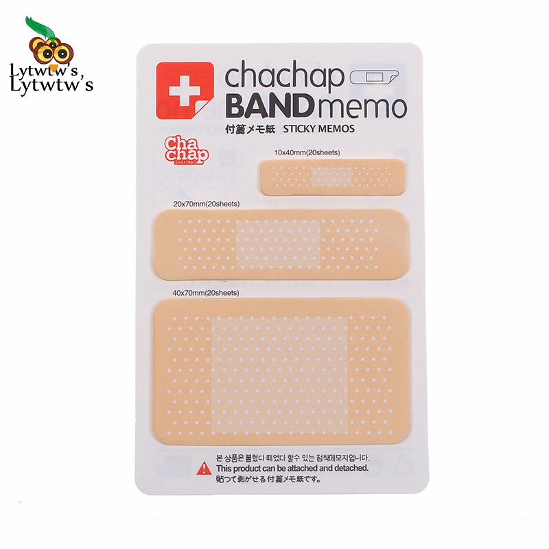【YUCHEN Home furnishing】✽♟ 1 Piece Cute Memo Pad Stickers Sticky Notes Schedule Bandage Stationery Supply decoration adhesive