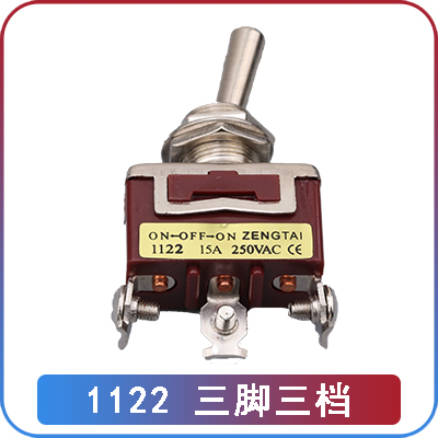 Công Tắc Gạt 12mm Zengtai 1122: 3 chân, 3 bậc Yiming | Tùy chọn 2-3 Bậc, 2-12 Chân | Công Tắc Đòn Bẩy, Công tắc Nút Chống Nước