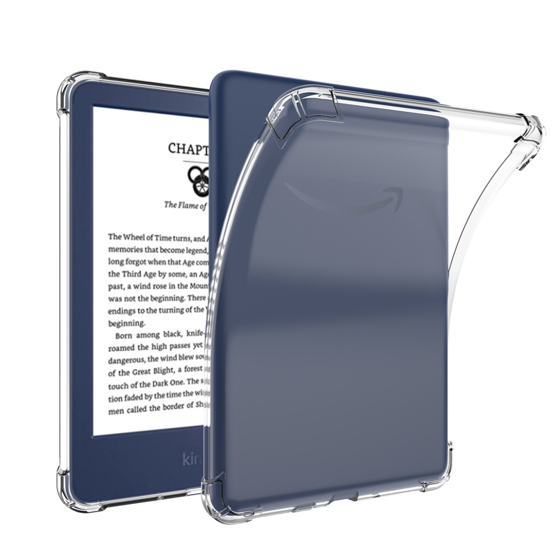 Thích hợp cho Kindle 2022 E-book bảo vệ trường hợp 11th Gen bốn góc túi khí chống rơi trường hợp trong suốt lesufgmze7