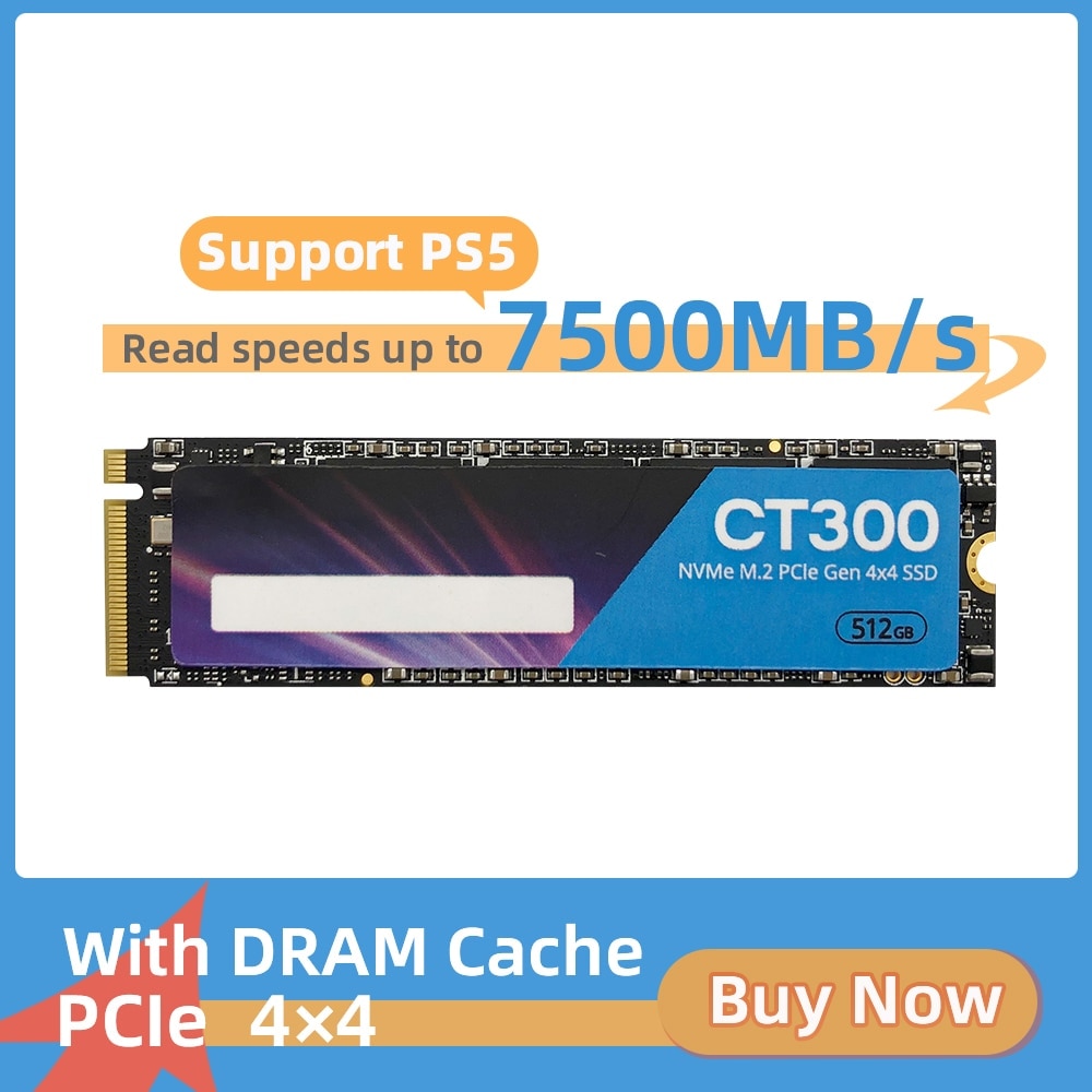 CT300 SSD 1TB 2TB 4TB SSD M2 NVME PCIe 4.0 x4 M.2 2280 NVMe SSD ổ đĩa thể rắn nội bộ cho máy tính để bàn ps5