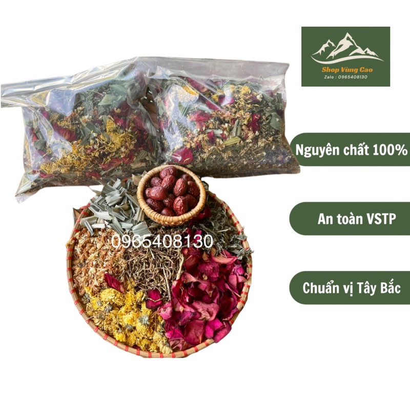 Combo 2kg trà sơn mật dưỡng tâm mix 7 vị siêu thơm ngon ( sơn mật , cỏ ngọt , táo đỏ , cúc chi , hoa hồng , lá dứa ,....