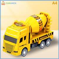 CANAMEK Trẻ em Đồ chơi xe hơi quán tính vệ sinh xe tải mô hình kéo trở lại kỹ thuật quân sự Xe chữa cháy động cơ bé trai đồ chơi cho trẻ em Quà tặng