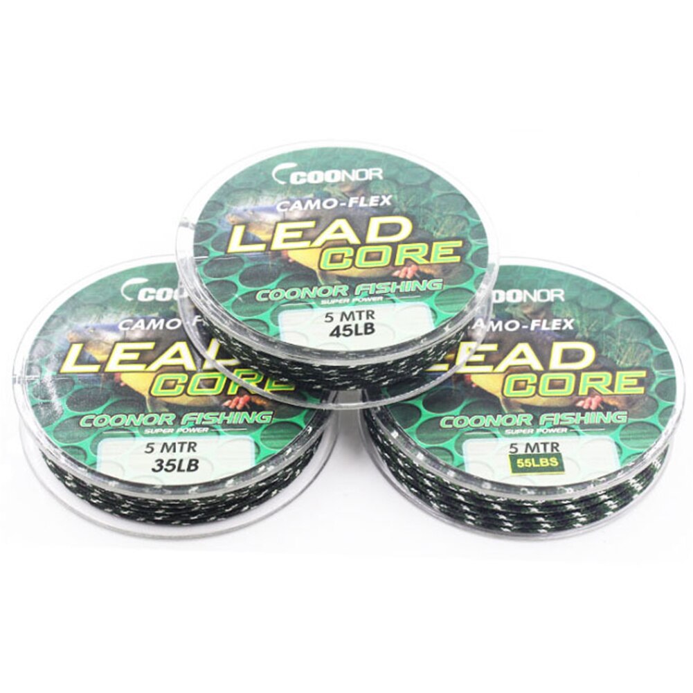 5M Lead Core Fishing Line Multifilament Fishing Wire Strong