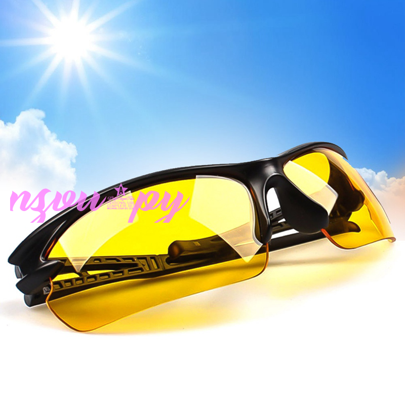 [nzvu5py] 1Pcs Car Motorcycle Night Vision Goggles Drivers Sunglasses Night-vision Glasses Anti Night Driving Glasses Protective Gears