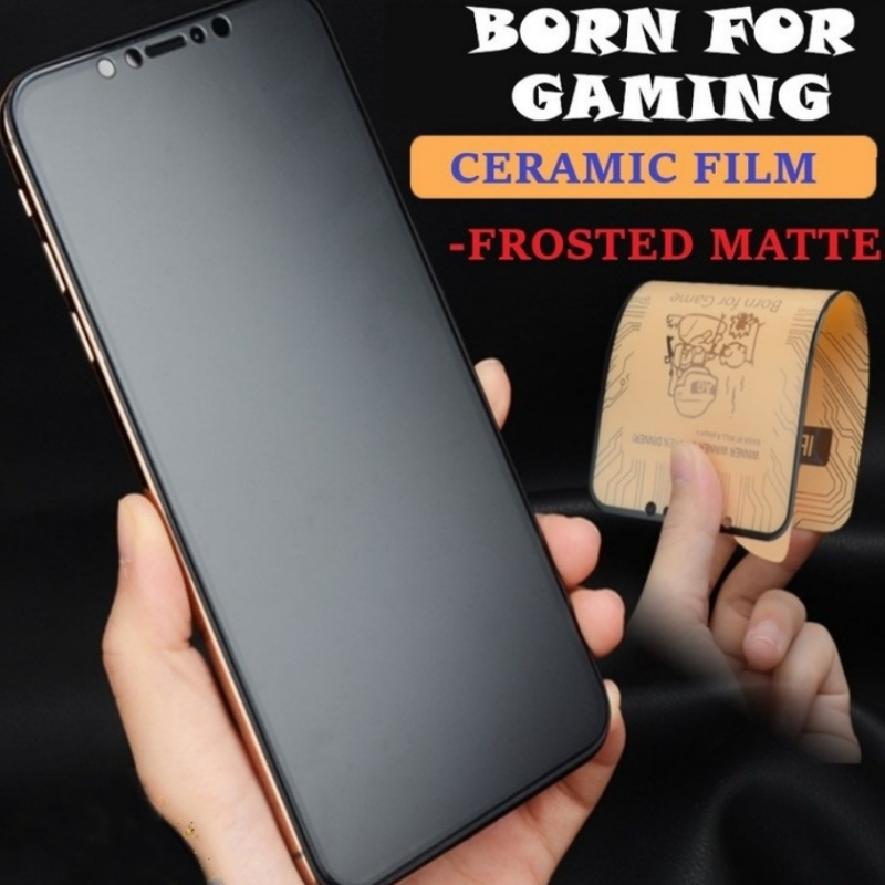  Matte toàn màn hình protecto cho Iphone 11 12 13 14 15 Pro Max Mini Plus XR XS max 6 6S 7 8 Plus SE Frosted gốm bảo vệ màn hình mềm 