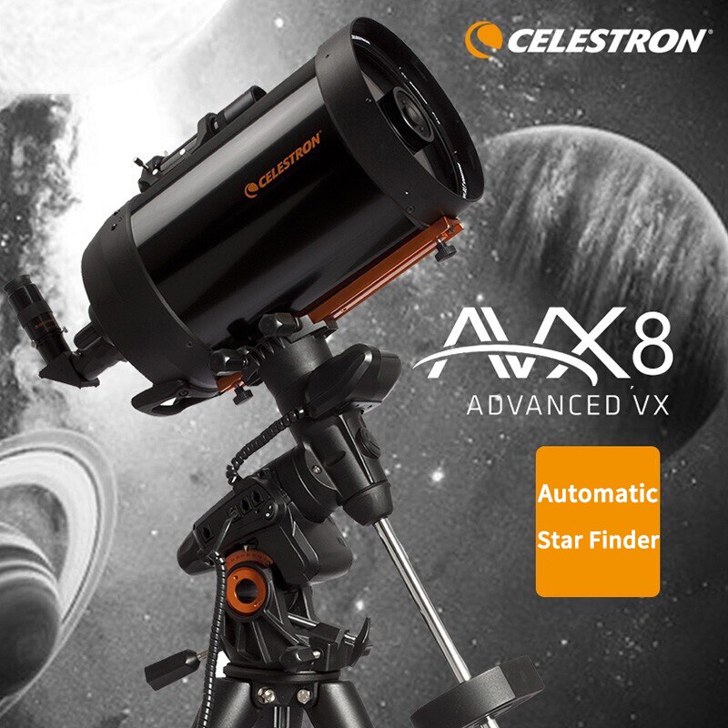 Celestron Advanced VX 8" SCT 203mm F/10 Schmidt Cassegrain Computerised GoTo Astronomical Telescope with StarBright XLT Coated ราคา 94,234 บาท*ส่งฟรี