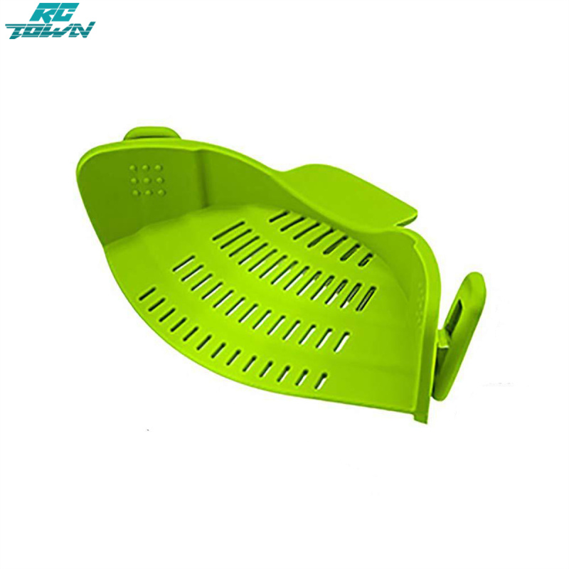 Clip On Strainer Silicone Clip On Strainer Universal High Temperature Resistance Kitchen Clip-on Silicone Strainer For Fruit ราคา 107 บาท*ส่งฟรี