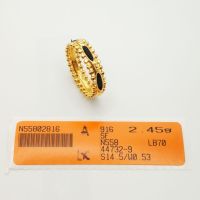 Cincin Rambut Gajah Design Indian Saiz 14 19 21.5 Emas 916 Yon Hing