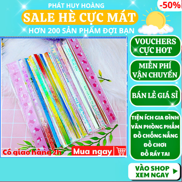 Combo 100 giấy xếp sao kim tuyến đẹp giá rẻ ✓ giấy xếp hình ngôi sao ✓ giấy xếp ngôi sao ✓ giấy gấp ngôi sao ✓ giấy gấp hình ngôi sao  ✓ giấy xếp origami ✓ Phát Huy Hoàng