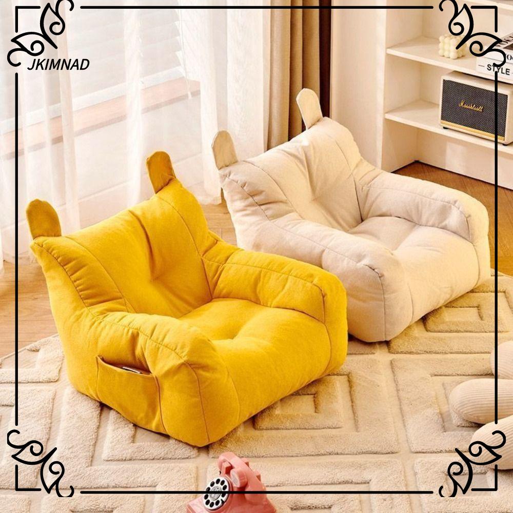 JKIMNAD Mềm mại Ghế Sofa Nhỏ với túi lưu trữ Tiện dụng Ghế Sofa Gấu Trẻ Em Dễ thương cho trẻ em Thoải mái Ghế sofa cotton có thể giặt được Dành cho bé trai và bé gái
