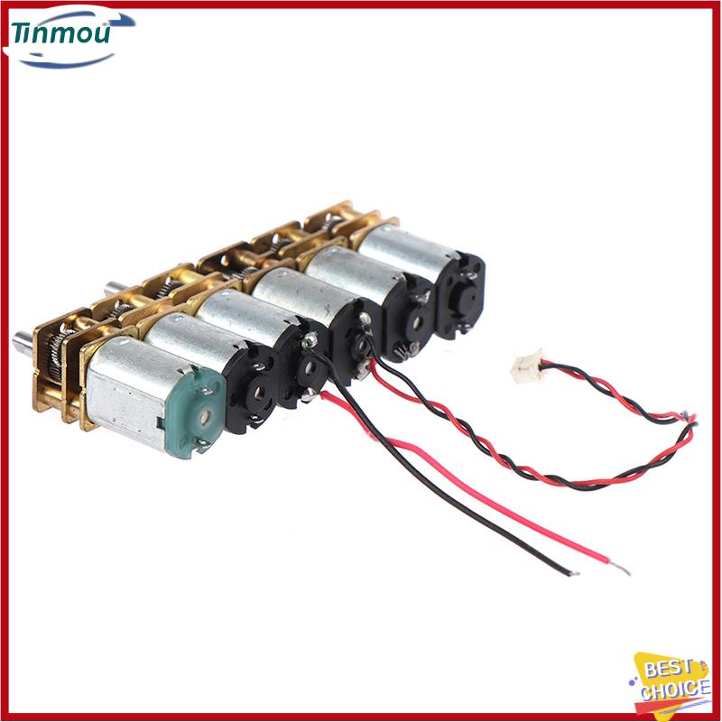 【Tinmou】🌟🌟【Hot Sale】🎈 Micro N20 Bánh Động Cơ Tốc Độ Chậm Kim Loại Hộp Số Giảm Tốc Động Cơ Điện Tự Làm Đồ Chơi