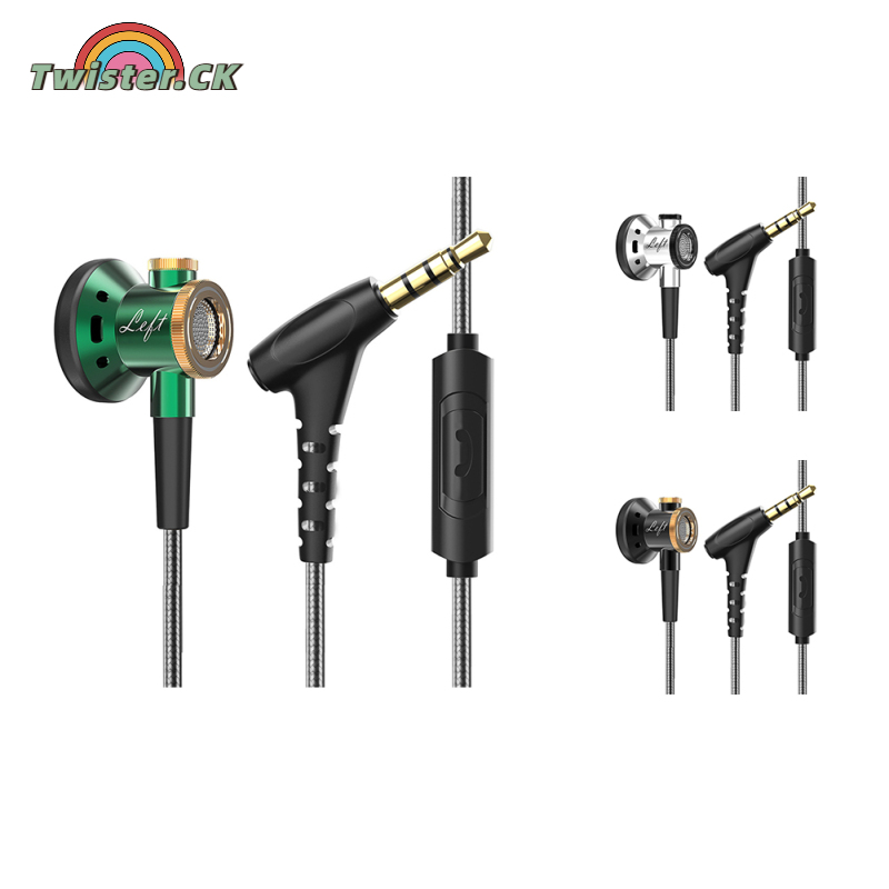 D08 Wired Earbuds In-Ear Headphones With Heavy Bass HiFi Sound Flat Head Earplug For All 3.5mm Jack ราคา 190 บาท*ส่งฟรี