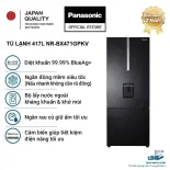 [Chỉ giao miền Nam] [Trả góp 0%] - Tủ Lạnh 2 Cánh Panasonic 417 lít NR-BX471GPKV - Ngăn đá dưới - Diệt khuẩn 99.99% - Ngăn đông mềm siêu tốc - Lấy nước ngoài- Bảo hành chính hãng 24 tháng